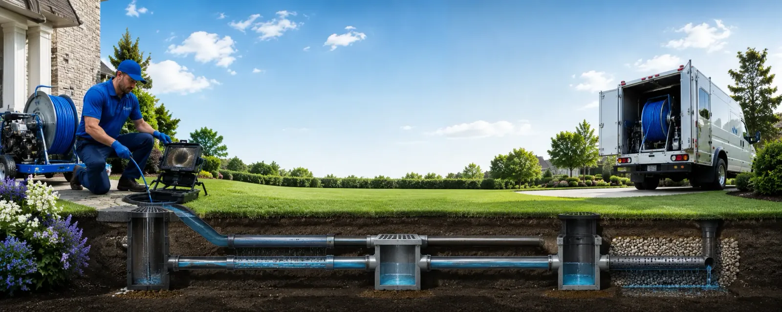 Outdoor drain cleaning information for Glen Alpine, NC